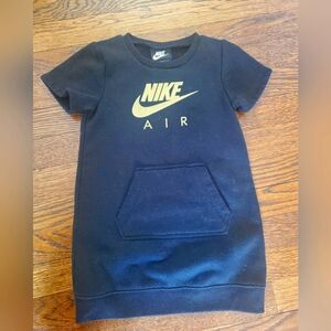 Nike Air Black and Gold toddler Dress